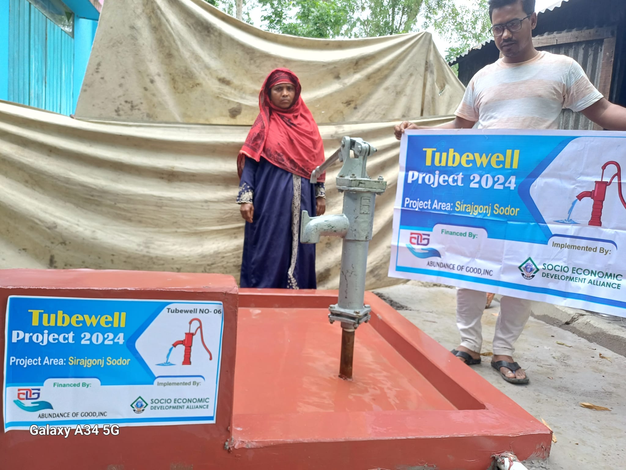 Installing water and sanitation infrastructure