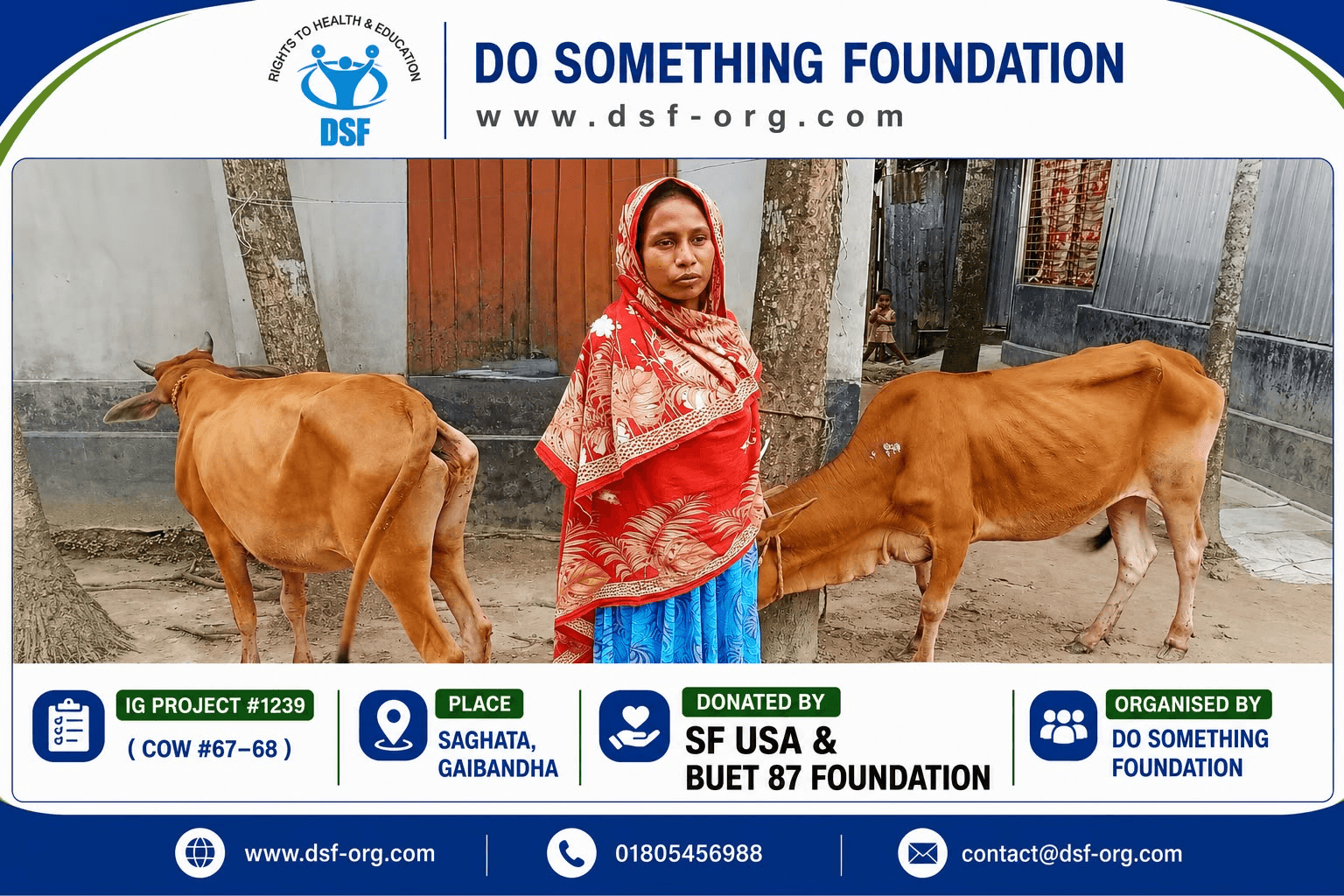Cow Distribution for Livelihood Support