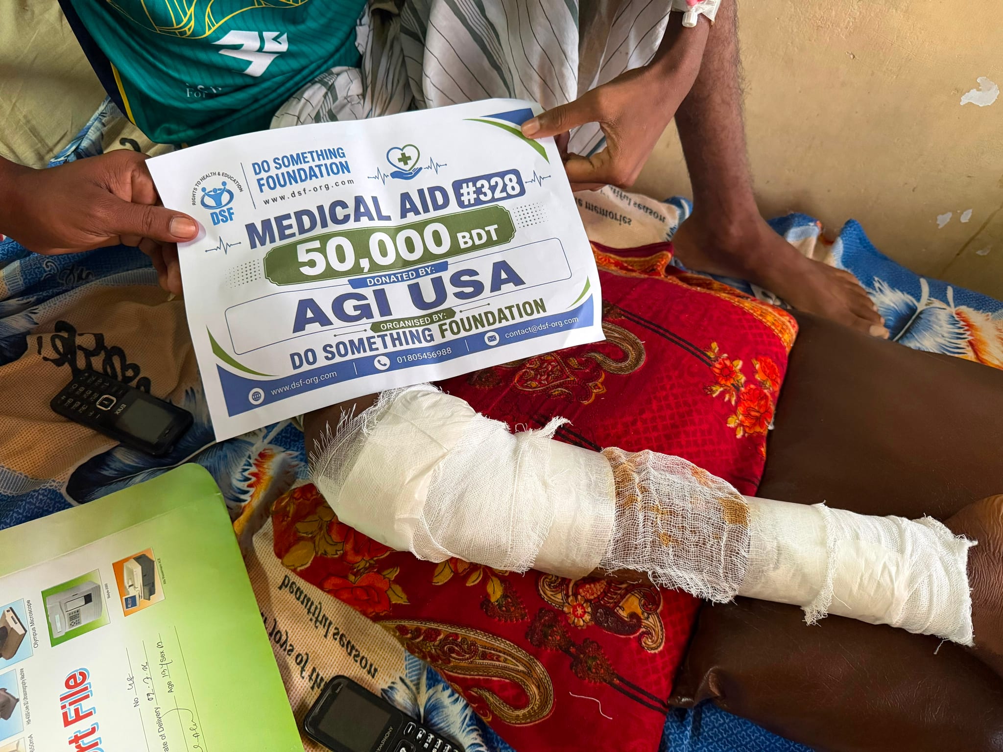 Providing medical care to a community member