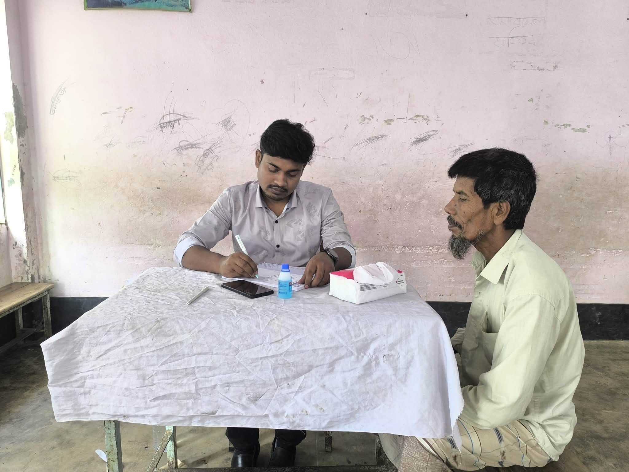 Patients receiving care and medicines