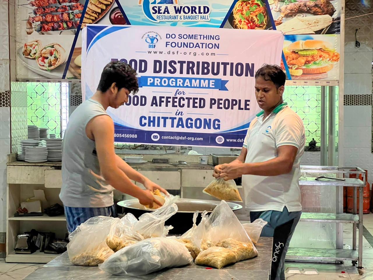 Delivering relief to affected families