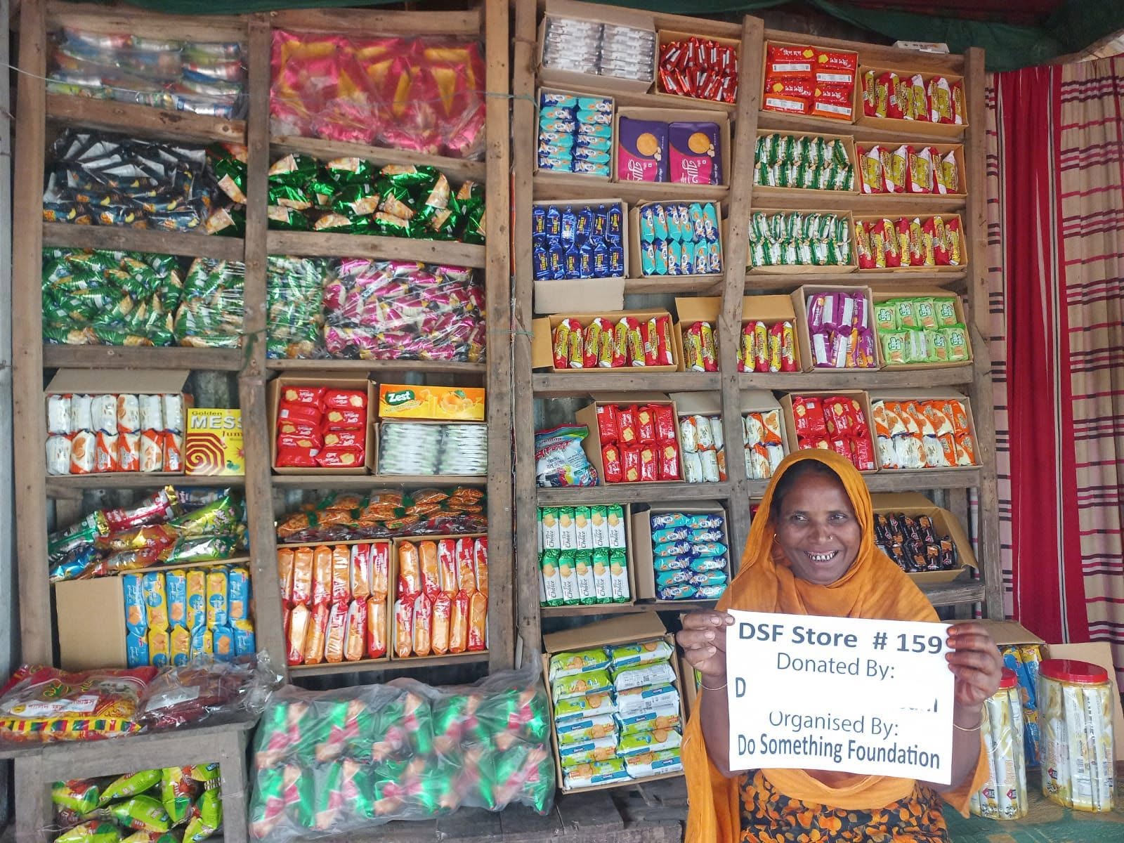 Goods for a family shop