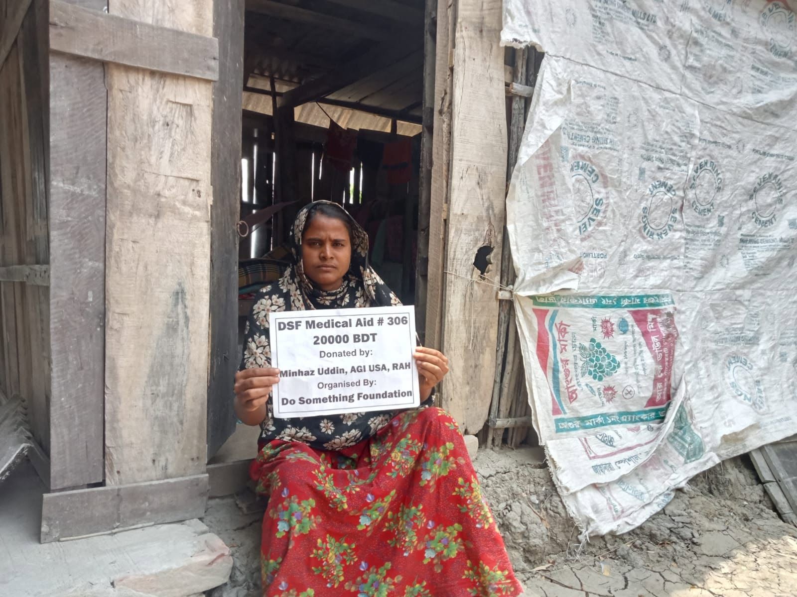 DSF Provides BDT 20,000 Medical Assistance to a Vulnerable Patient