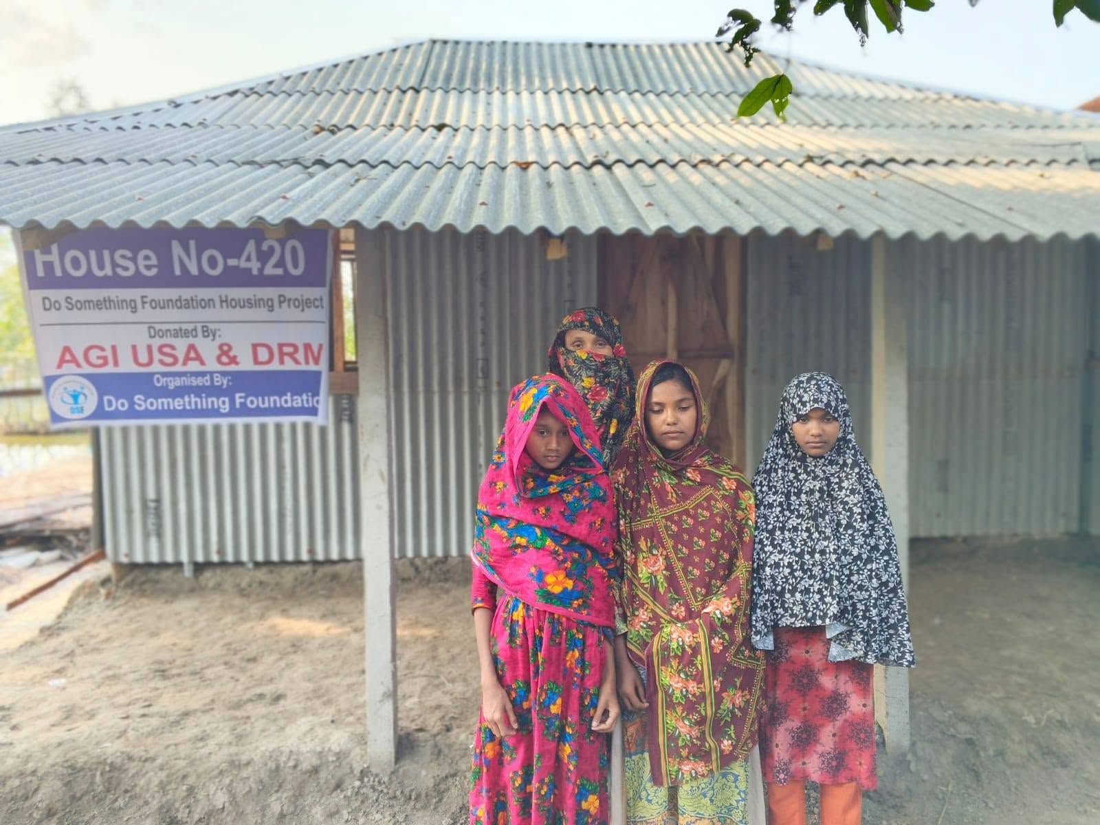DSF Builds a New Home for Rafeza Khatun and Her Family
