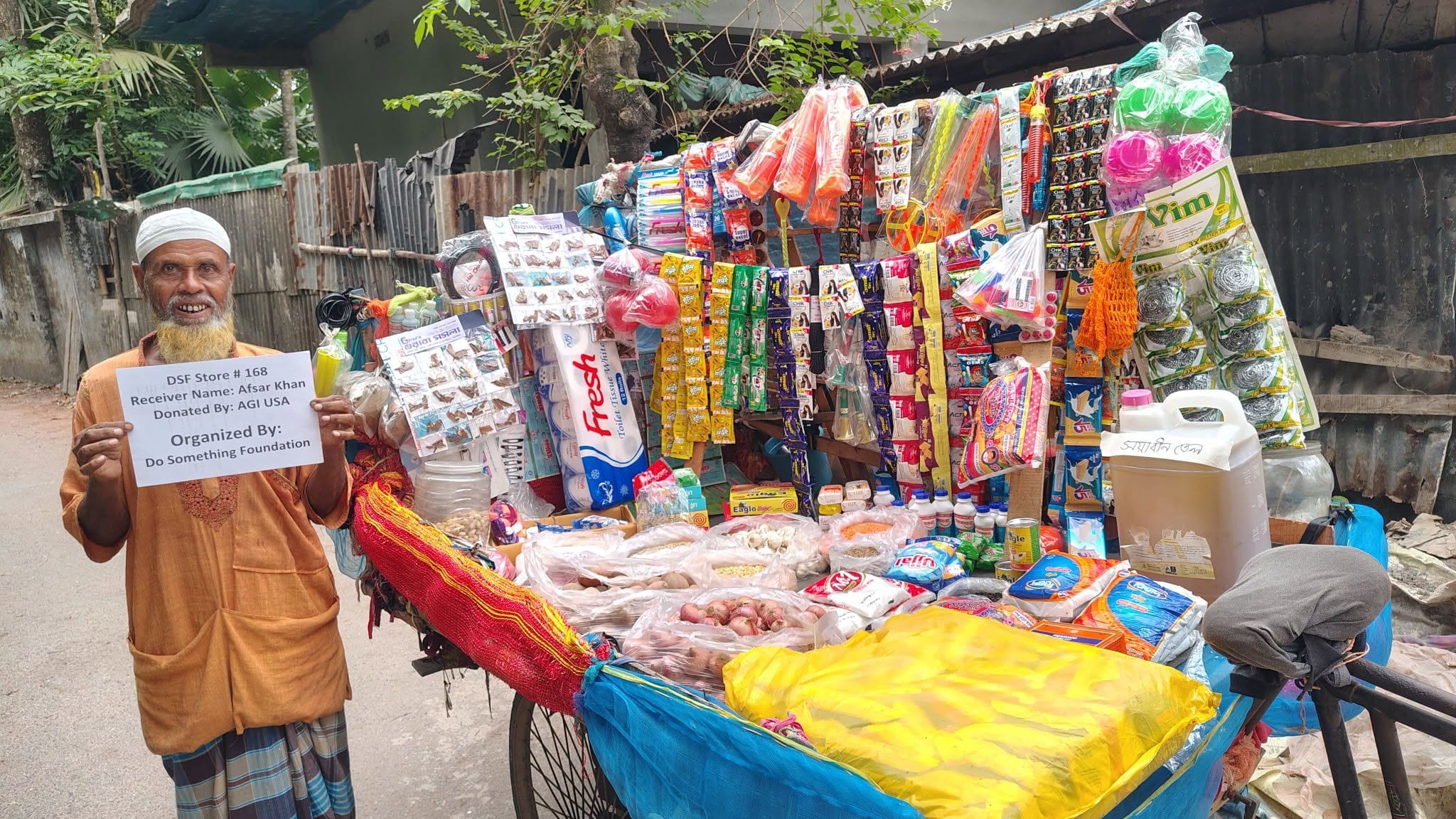 DSF Provides Store Support to Help Ansar Khan Build a Sustainable Livelihood