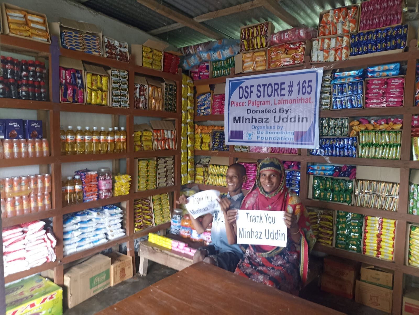 DSF Establishes Grocery Shop for the Family of a Special Needs Child