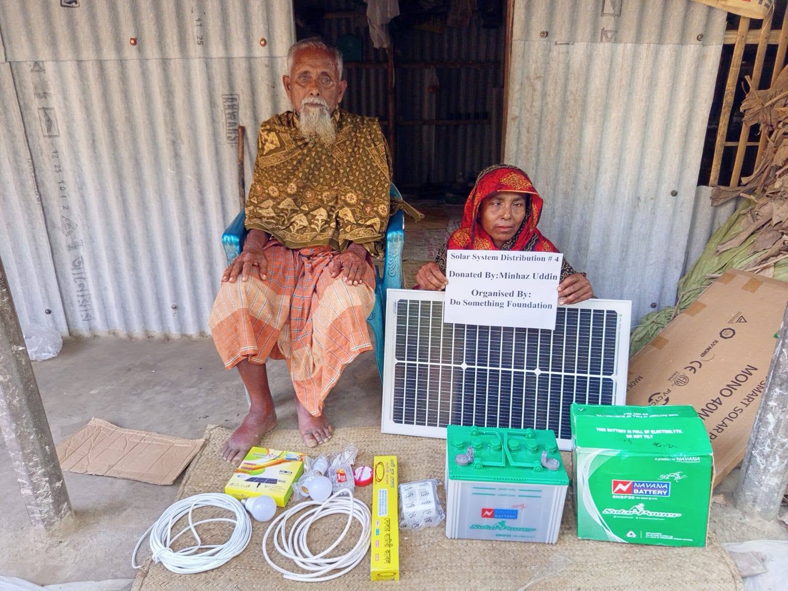 DSF Provides Solar Power Support for a Special Needs Couple