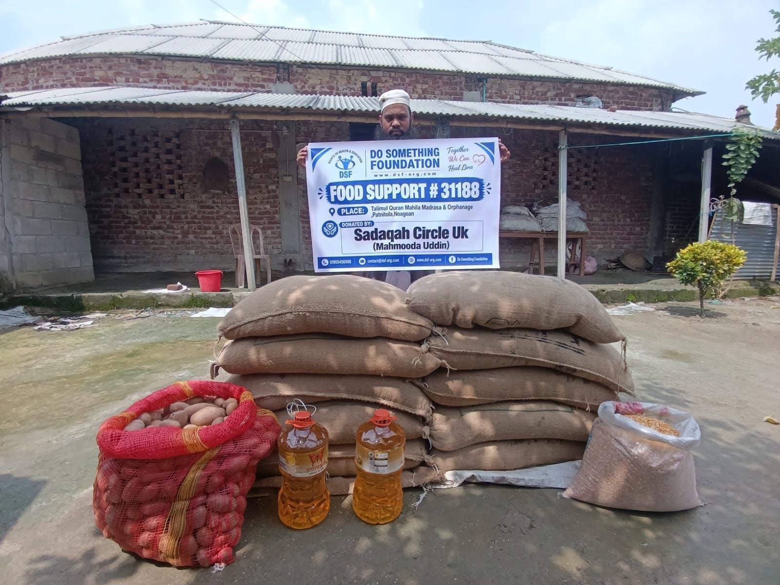 DSF Provides One Month of Food Support to a Madrasa in Naogaon