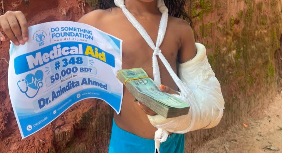DSF Provides Emergency Medical Aid for a Child in Need of Urgent Surgery
